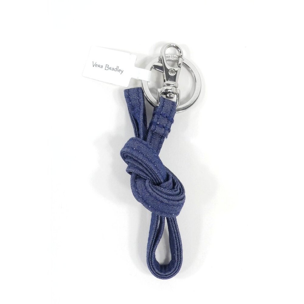 Vera Bradley Moonlight Navy Denim Lanyard NWT